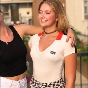 Small Los Angeles F21 bodysuit